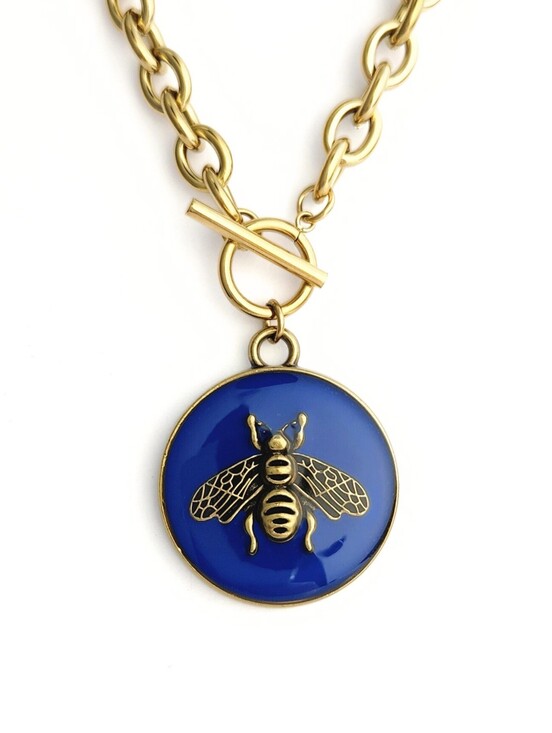 Gucci Jewelry - Gucci - Repurposed Bee Charm Necklace